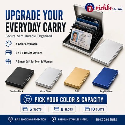RFID Blocking Metal Card Holder