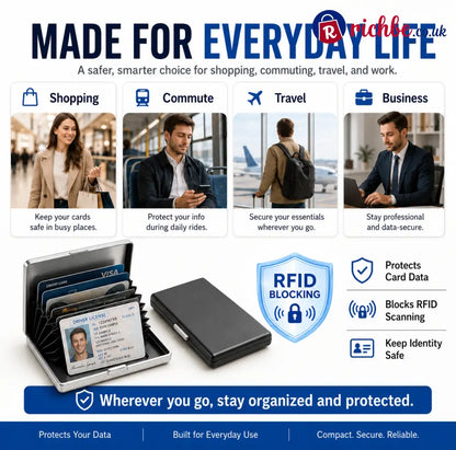 RFID Blocking Metal Card Holder