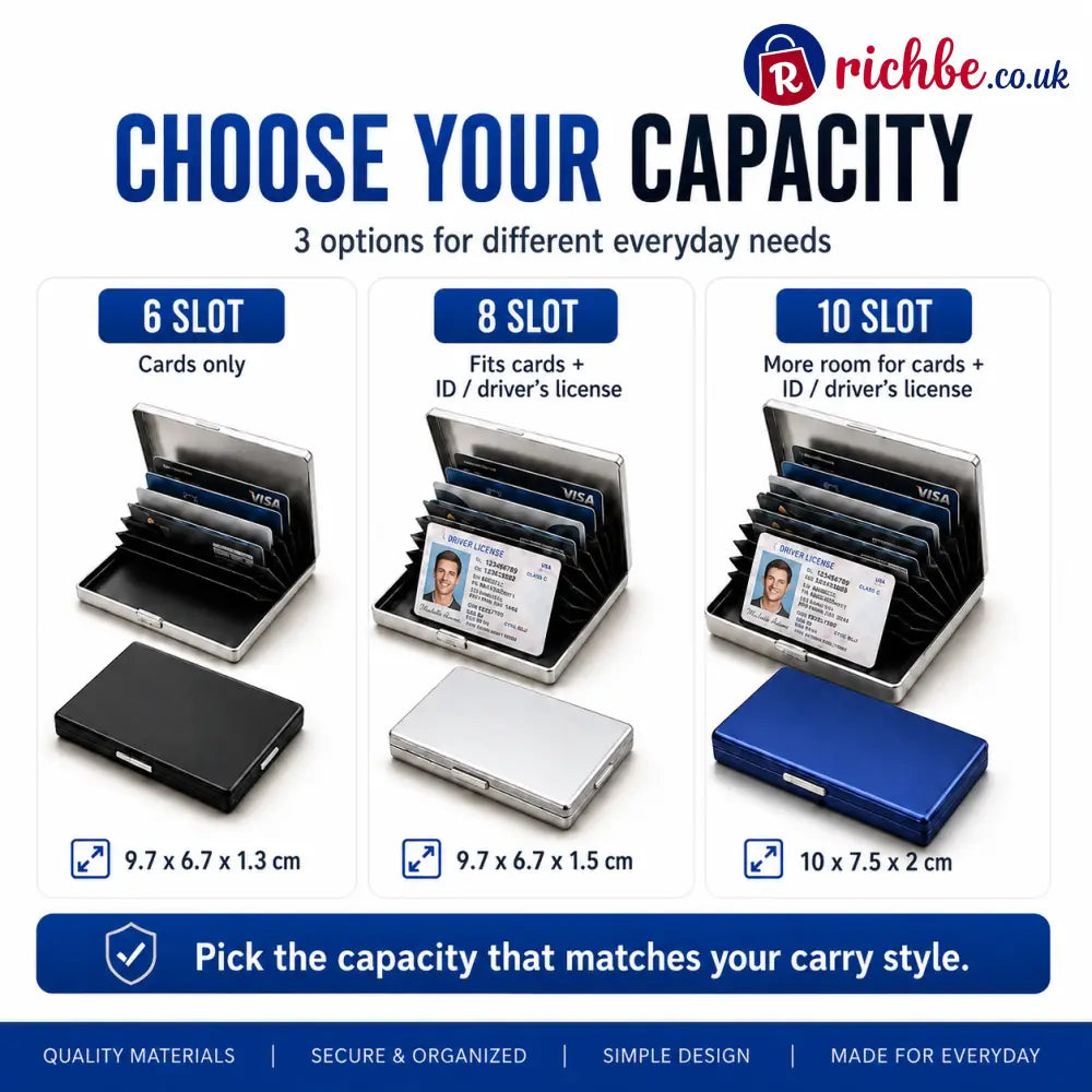 RFID Blocking Metal Card Holder
