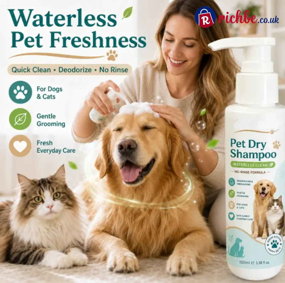Rinse-Free Pet Shampoo Mousse - Buy 1 - Pet Supplies