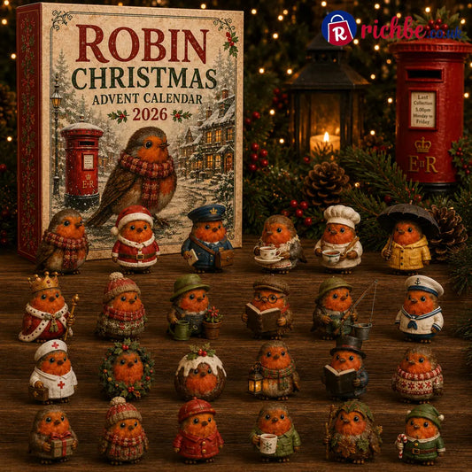 ❤️ Robin Christmas Advent Calendar 2026 – 24 Days of Festive Robin Surprises⭐