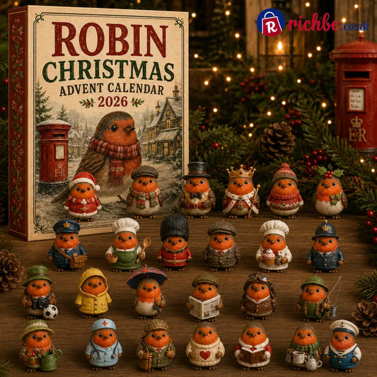 ❤️ Robin Christmas Advent Calendar 2026 – 24 Days of Festive Robin Surprises - A