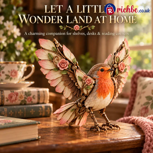 🌹🐦 Rosewing Robin – 2-in-1 Rose Egg to Mechanical Bird Transforming Figure - 1