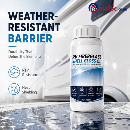 ✨ RV Fiberglass Gloss Oil Shine Restorer – UV‑Protective Easy‑Apply Long‑Lasting ✨ - Car Accessories