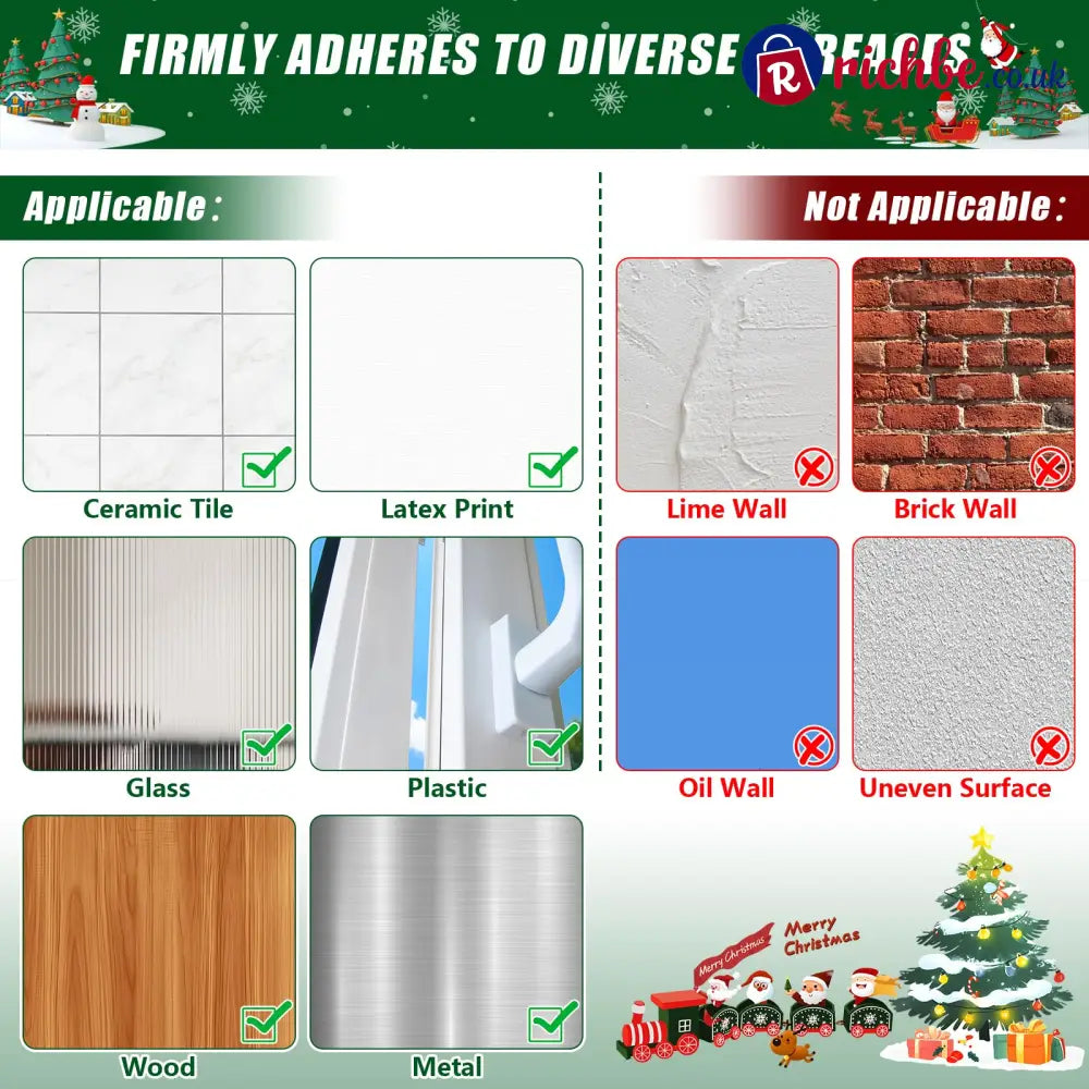 🎄🎅 Santa Claus Adhesive Hooks (12-Pack), no drills no nails just peel stick and hang - Houseware & Kitchen