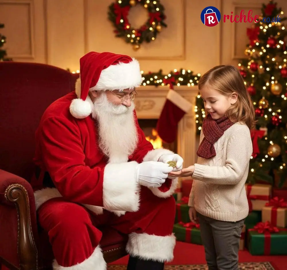 🎄🎅Santa Gold Coin ‘THANK YOU For The Milk & Cookies’!