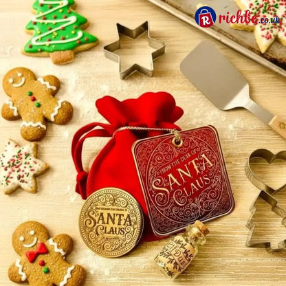 🎄🎅Santa Gold Coin ‘THANK YOU For The Milk & Cookies’!
