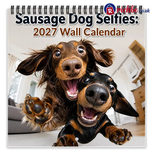 Sausage Dog Selfies 2027 Wall Calendar 🐶📸 - 2027 CALENDAR