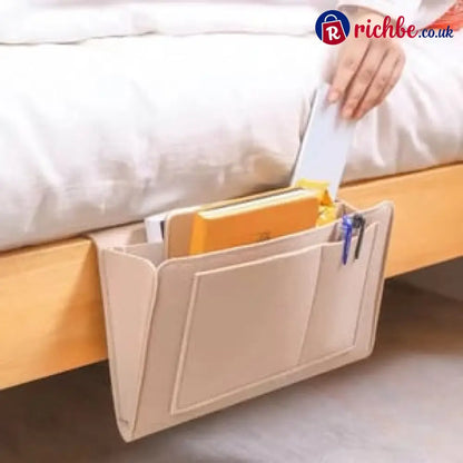🛏️ Save 49% ! 🧺 Bedside Hanging Caddy – Multi‑pocket felt organizer for dorm & bunk ✨ - Hot sale