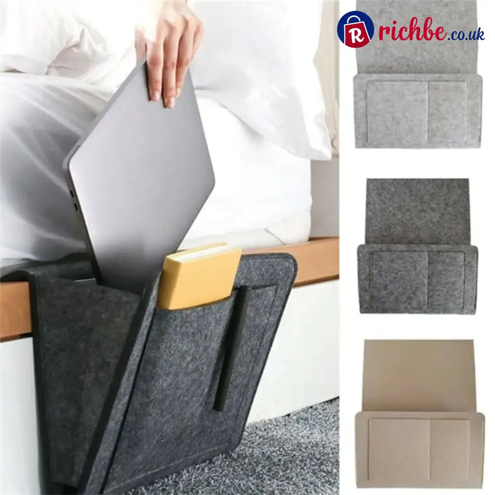 🛏️ Save 49% ! 🧺 Bedside Hanging Caddy – Multi‑pocket felt organizer for dorm & bunk ✨ - Hot sale