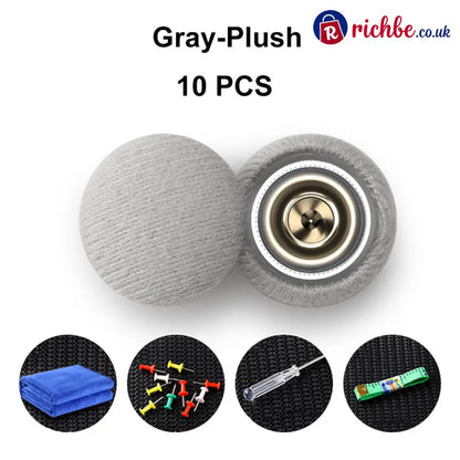 🚗 Save 49% ! 🛠️ Roof Headliner Repair Kit – Universal fit & easy application ✨ - Gray-Plush / 10 PCS - Car Accessories