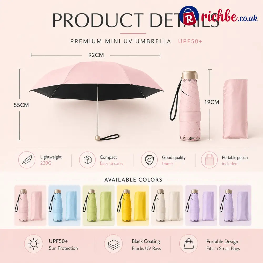 ✨ Say Goodbye to Bulky Umbrellas-Dual-Purpose Portable Capsule Umbrella - Hot Sale