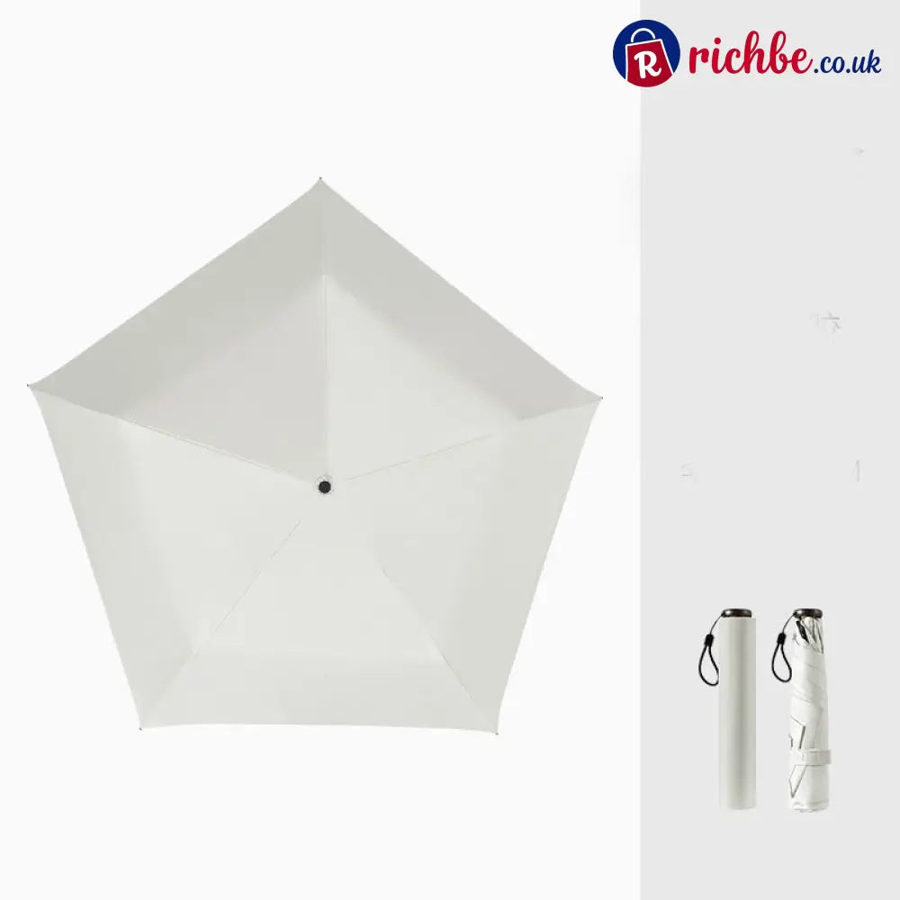 ✨ Say Goodbye to Bulky Umbrellas – Ultra-Light Sun & Rain Protection for On-the-Go! ✨ - Beige / Buy 1 - Hot Sale