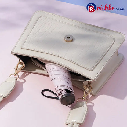 ✨ Say Goodbye to Bulky Umbrellas – Ultra-Light Sun & Rain Protection for On-the-Go! ✨ - Hot Sale