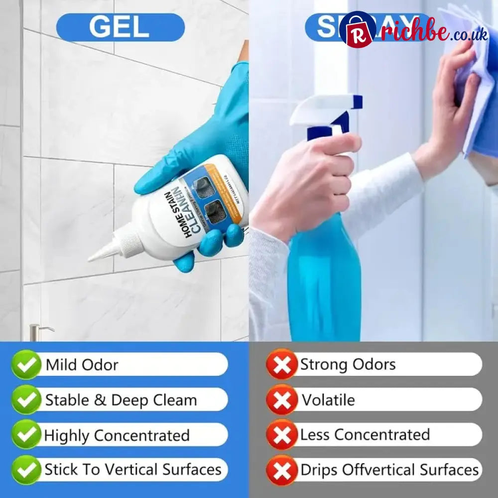 ✨Say Goodbye to Stubborn Mold! Multi-Purpose Mold Remover Gel + Scrub Brush 🧼