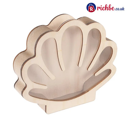 🦪 Seashell Display Case with Acrylic Panel 🌊 - Hot sale