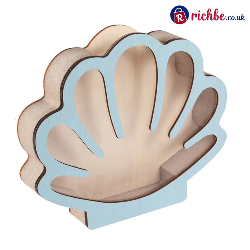 🦪 Seashell Display Case with Acrylic Panel 🌊 - Hot sale
