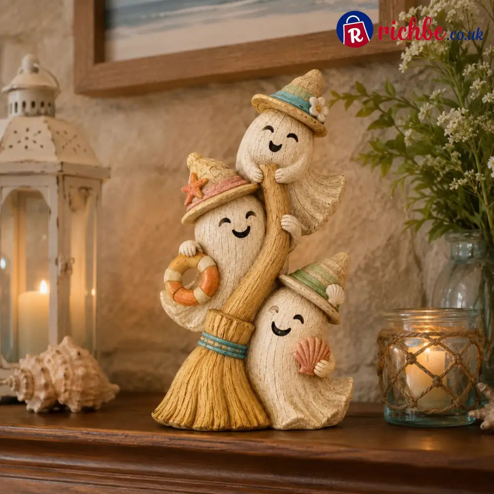 🌸Seasonal Ghost Broom Decor - ☀️Summer Ghost - 2