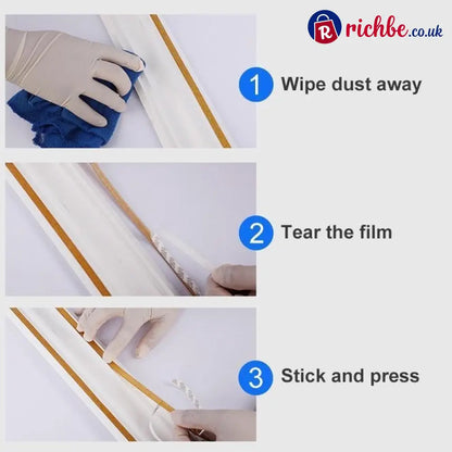 🔥🔥🔥Self-Adhesive Anti-Mold Gap Beautifying Tape (6 M/20 ft)
