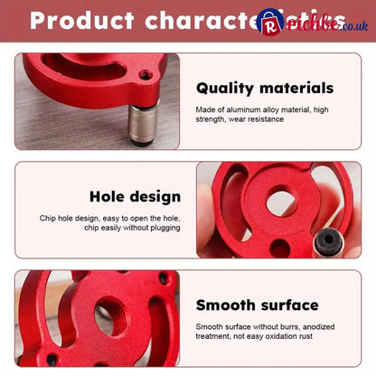 Self-Centering Doweling Jig,, with free 8 Interchangeable Bushings