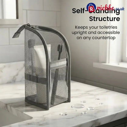 Self-Standing Toiletry & Cosmetic Storage Bag