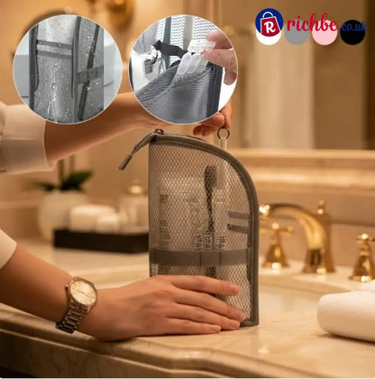 Self-Standing Toiletry & Cosmetic Storage Bag