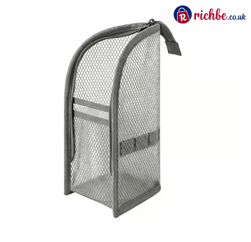 Self-Standing Toiletry & Cosmetic Storage Bag - Grey