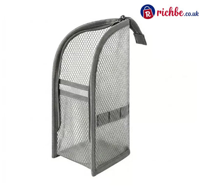 Self-Standing Toiletry & Cosmetic Storage Bag - Grey