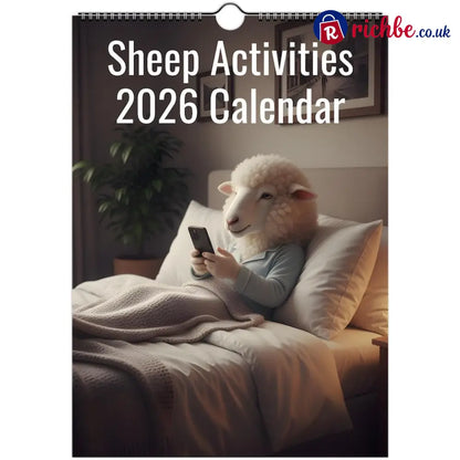 Sheep Calendar 2026 - Daily Activities