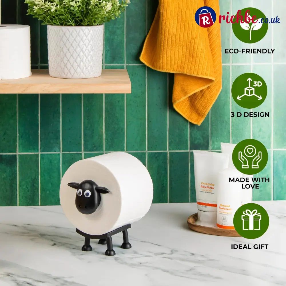 🎁 Sheep Toilet Roll Holder