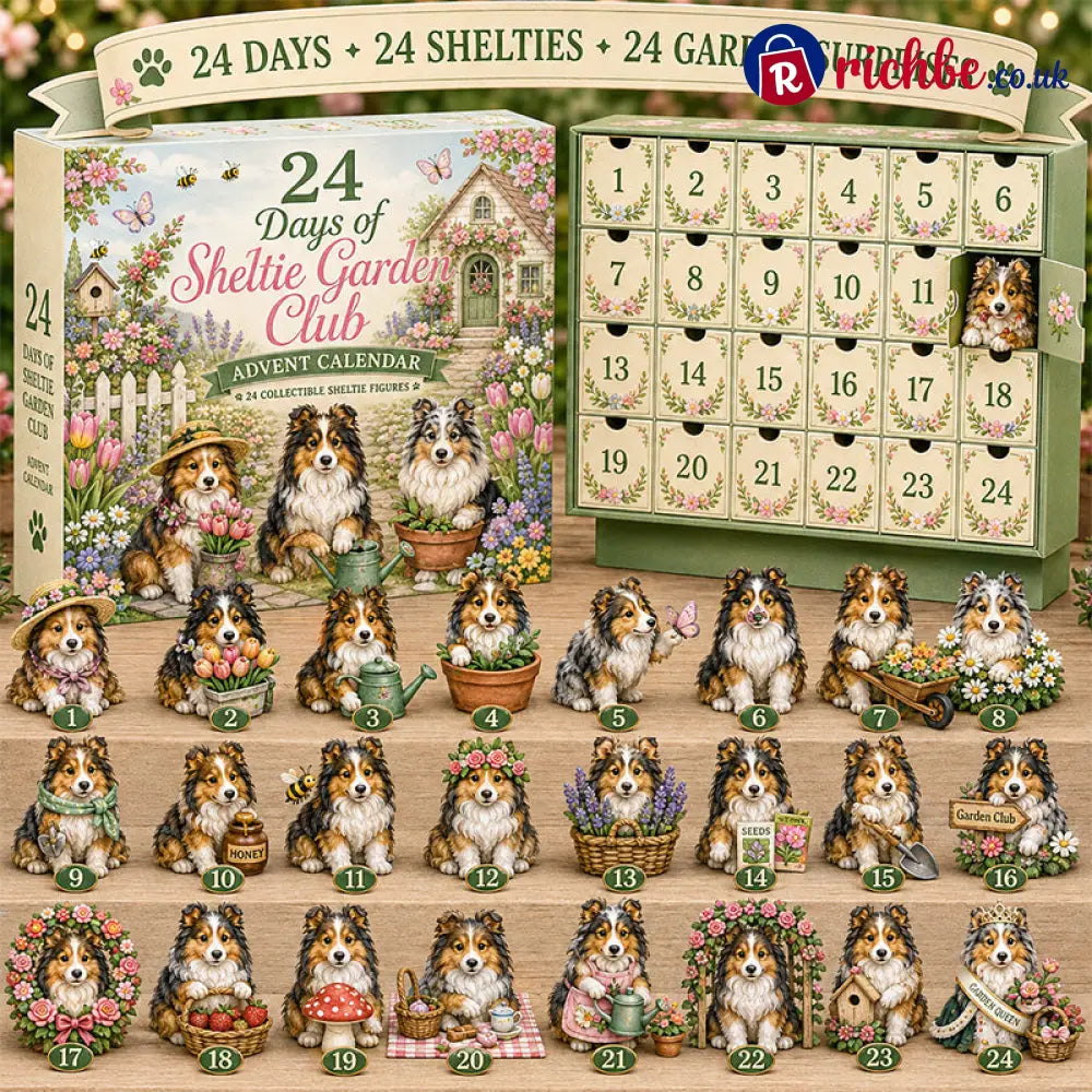 🎄 Shetland Sheepdog Advent Calendar 2026 - 🌸 Garden Club