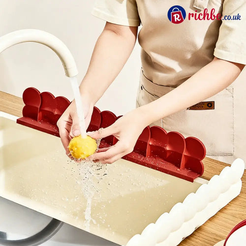 Silicone Sink Splash Guard with Suction Cups🫧🧽 - Houseware & Kitchen