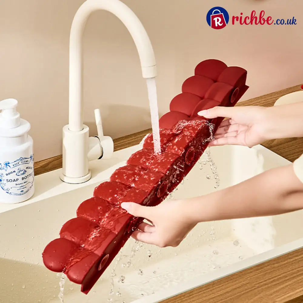 Silicone Sink Splash Guard with Suction Cups🫧🧽 - Houseware & Kitchen