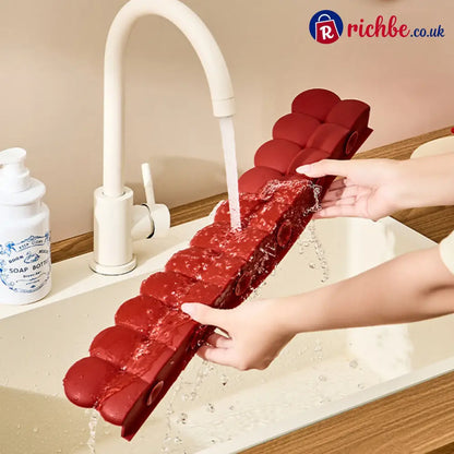 Silicone Sink Splash Guard with Suction Cups🫧🧽 - Houseware & Kitchen