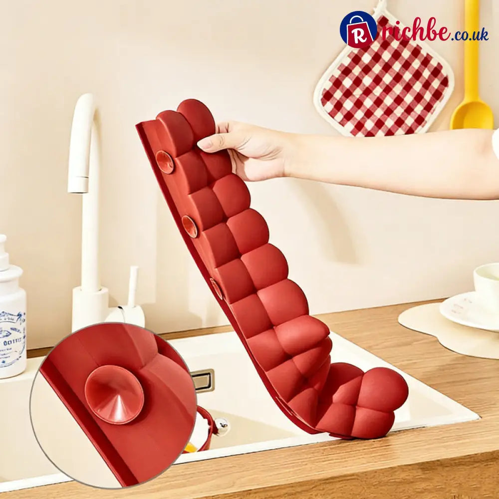 Silicone Sink Splash Guard with Suction Cups🫧🧽 - Houseware & Kitchen