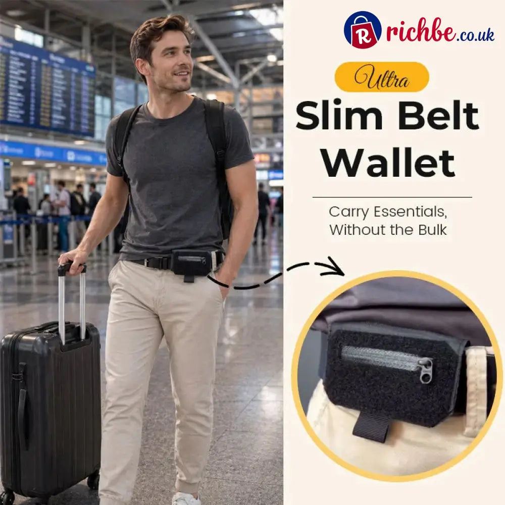 Slim Belt Wallet - Zero Bulk For Your Everyday Carry