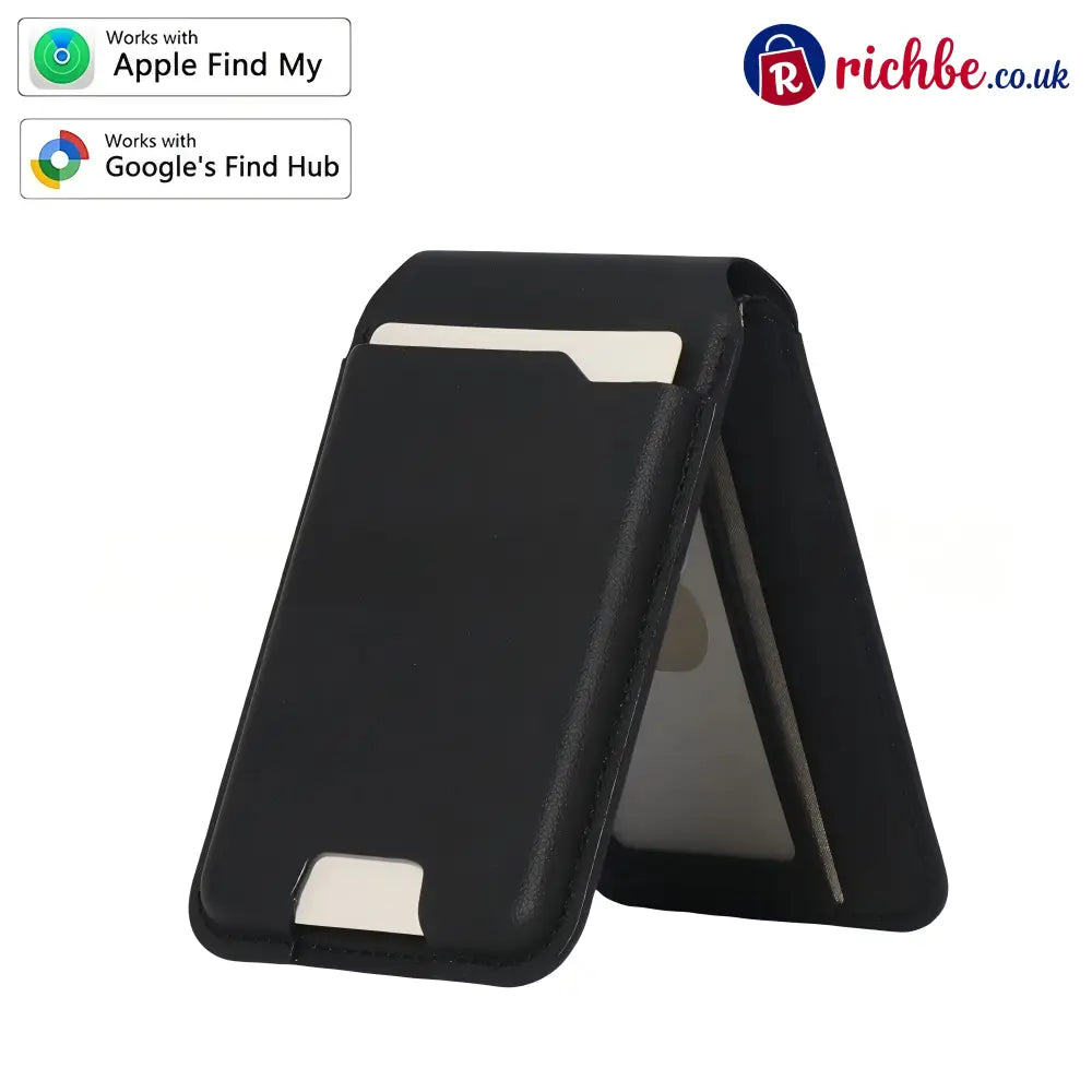 🔥Smart MagSafe Wallet Made of Genuine Nappa Leathe - Black - Clothing & Accessories