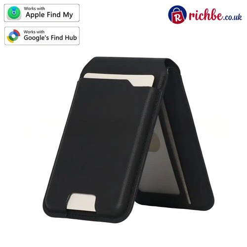 🔥Smart MagSafe Wallet Made of Genuine Nappa Leathe - Black - Clothing & Accessories