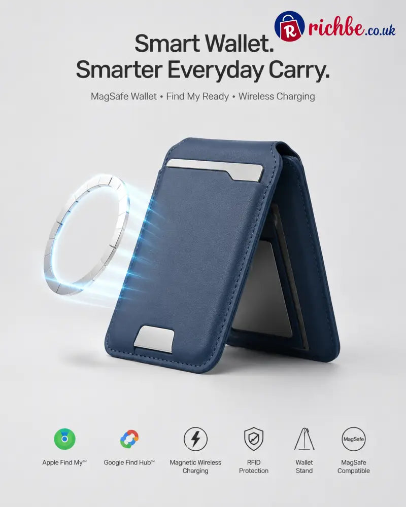 🔥Smart MagSafe Wallet Made of Genuine Nappa Leathe - Clothing & Accessories