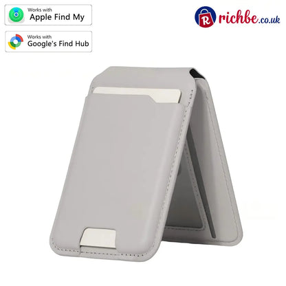 🔥Smart MagSafe Wallet Made of Genuine Nappa Leathe - Grey - Clothing & Accessories