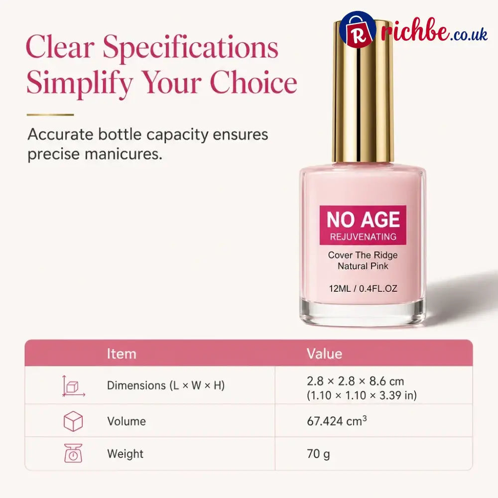 Smooth Nail Ridges Instantly! Natural Ridge Filler - Nail varnish