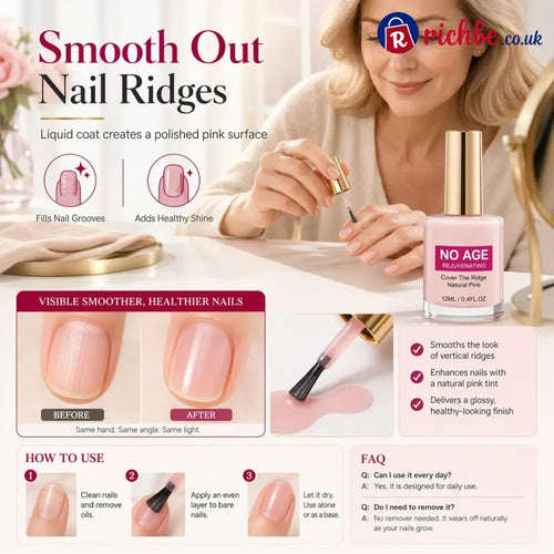 Smooth Nail Ridges Instantly! Natural Ridge Filler - Nail varnish