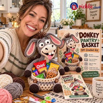 😂 Snack Attack Squad™ – Diy Crochet Funny Animal Snack Basket Collection