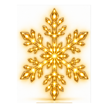 ❄️ 12-Piece LED Snowflake Wall Light Set – Remote-Controlled Christmas Winter Decor