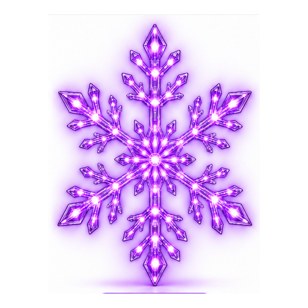 ❄️ 12-Piece LED Snowflake Wall Light Set – Remote-Controlled Christmas Winter Decor
