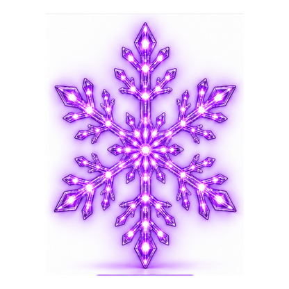 ❄️ 12-Piece LED Snowflake Wall Light Set – Remote-Controlled Christmas Winter Decor