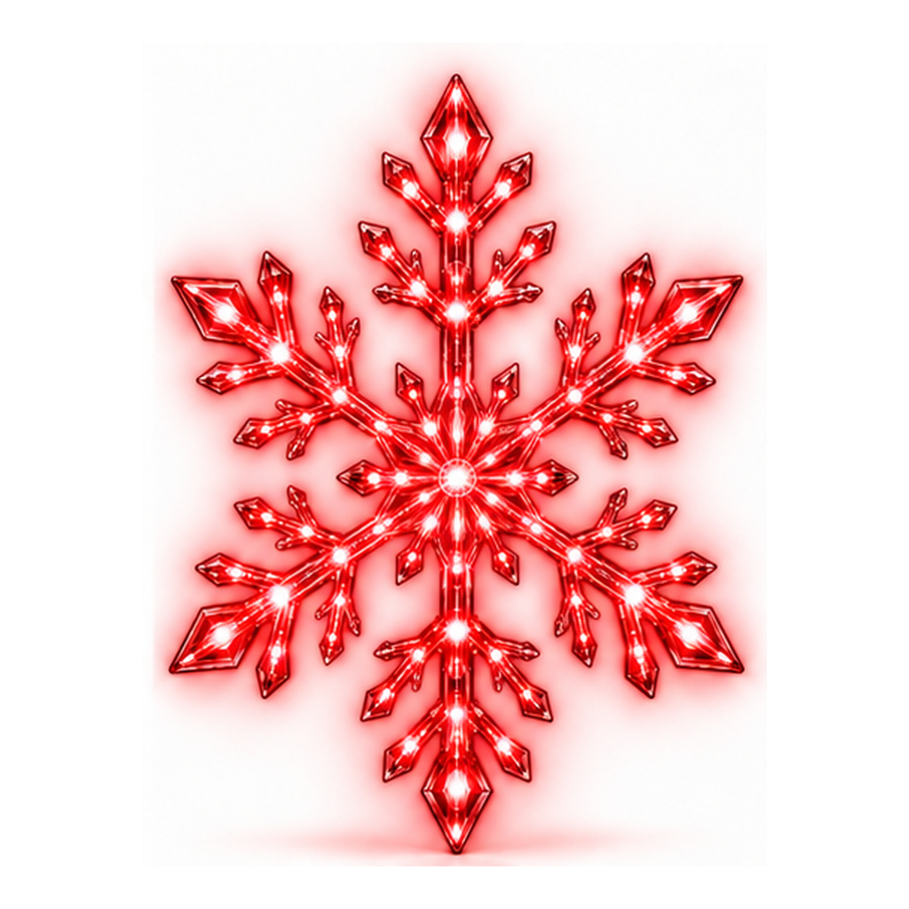❄️ 12-Piece LED Snowflake Wall Light Set – Remote-Controlled Christmas Winter Decor