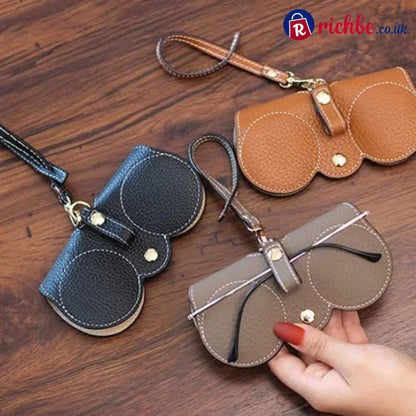 ✨Soft PU Leather Sunglasses Bag👓️
