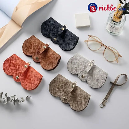 ✨Soft PU Leather Sunglasses Bag👓️