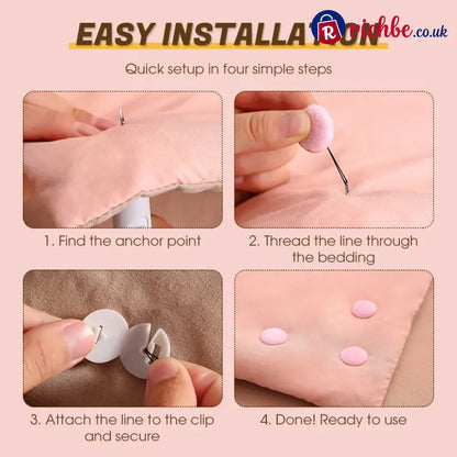 Soft & Secure Universal Bedding Clips